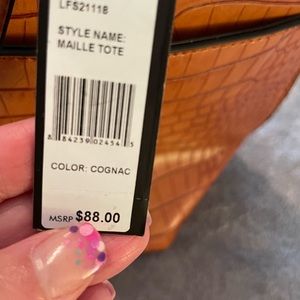 London Fog Maille Tote and matching wallet.